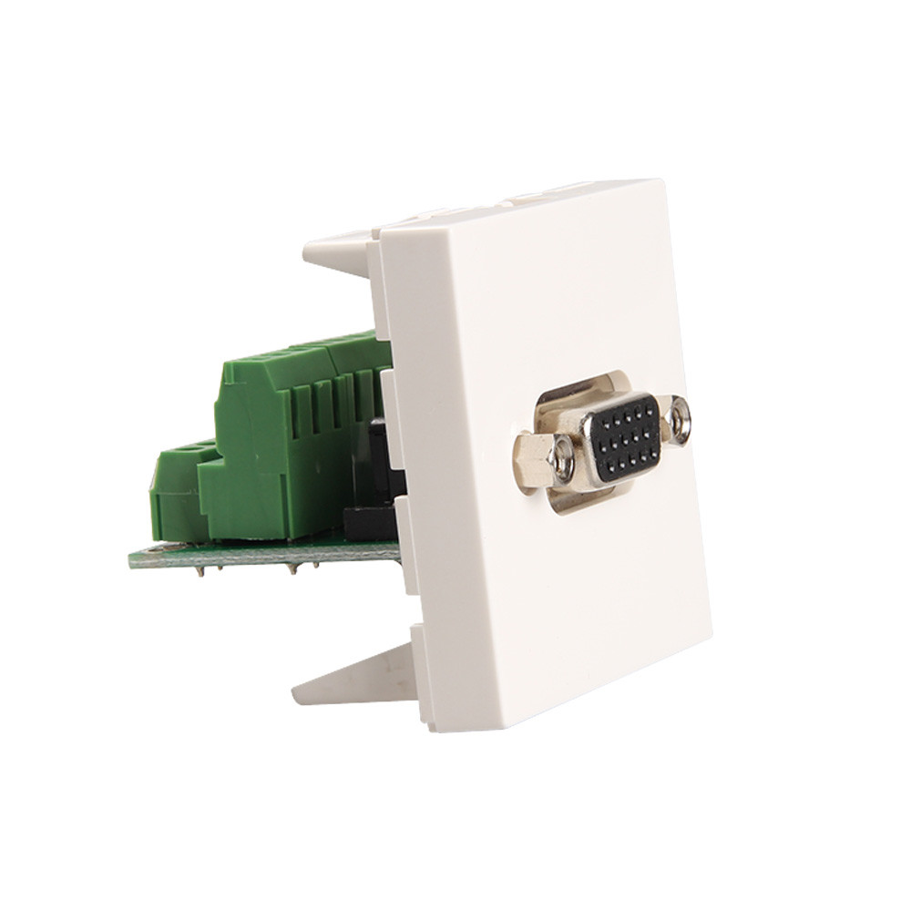 VGA male to terminal wall plate a professional supplier of OEM/ODM electronic wire accessories Full Strike Ltd