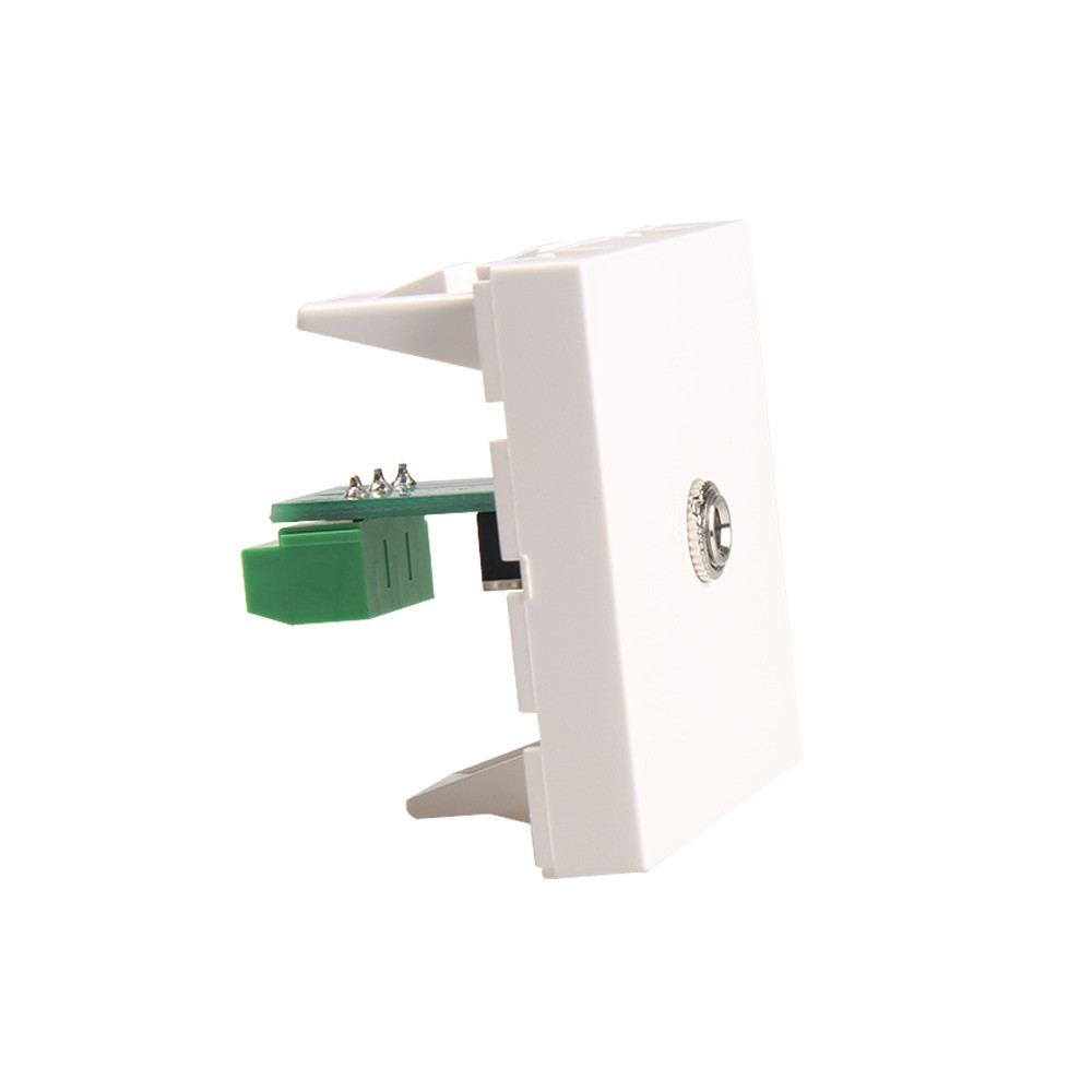 3.5mm female to terminal wall plate