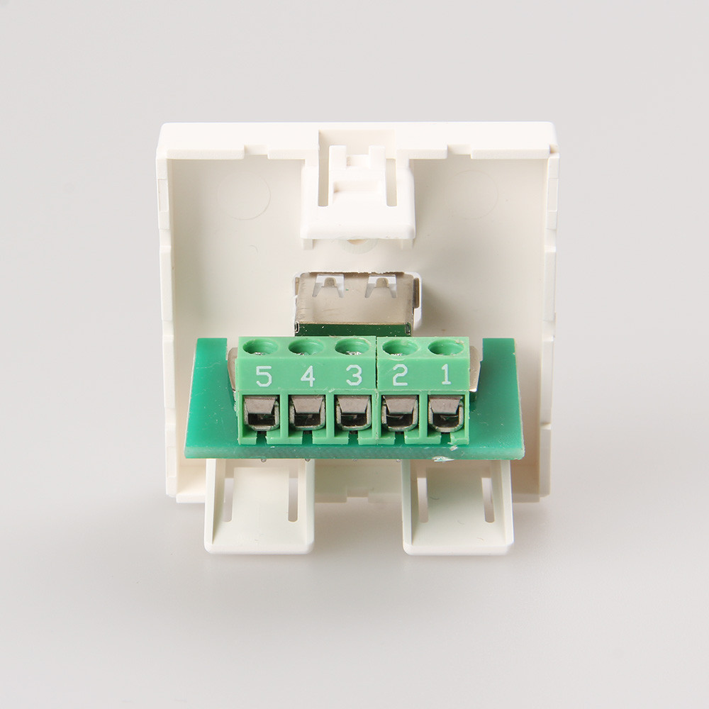 USB2.0 female to terminal wall plate