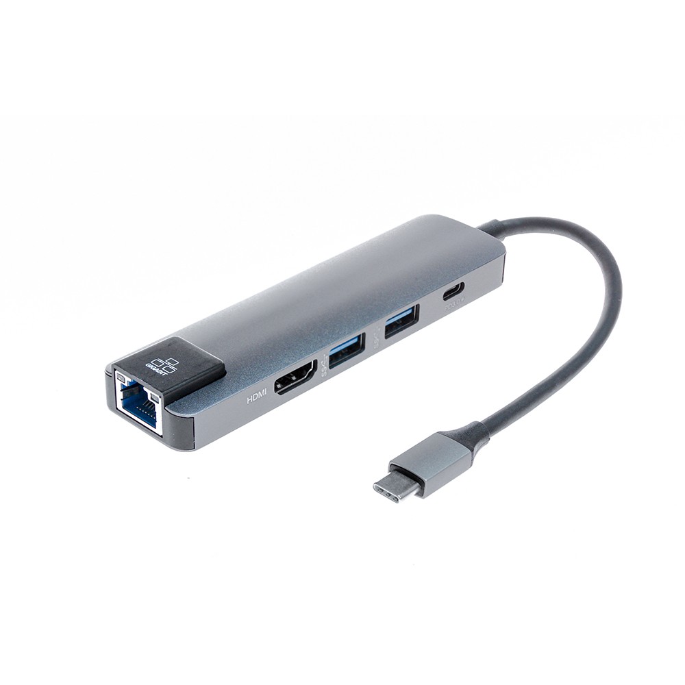 USB C To HDMI=USB3.0=PD+RJ45-Adapter