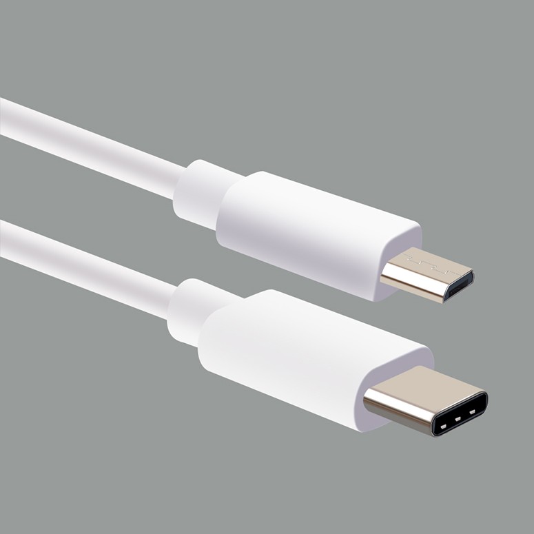USB Type C male to micro USB male cable