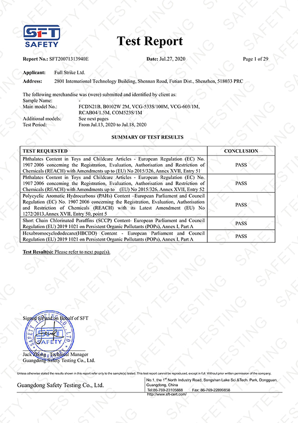 full strike,POPs-test report,group