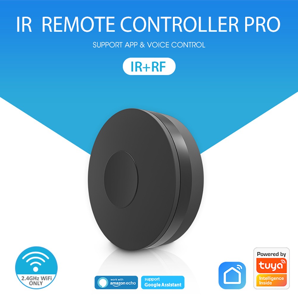 WiFi Smart IR Transmitter, IR Universal Remote Control, All in One Control for Air Conditioner, TV, 