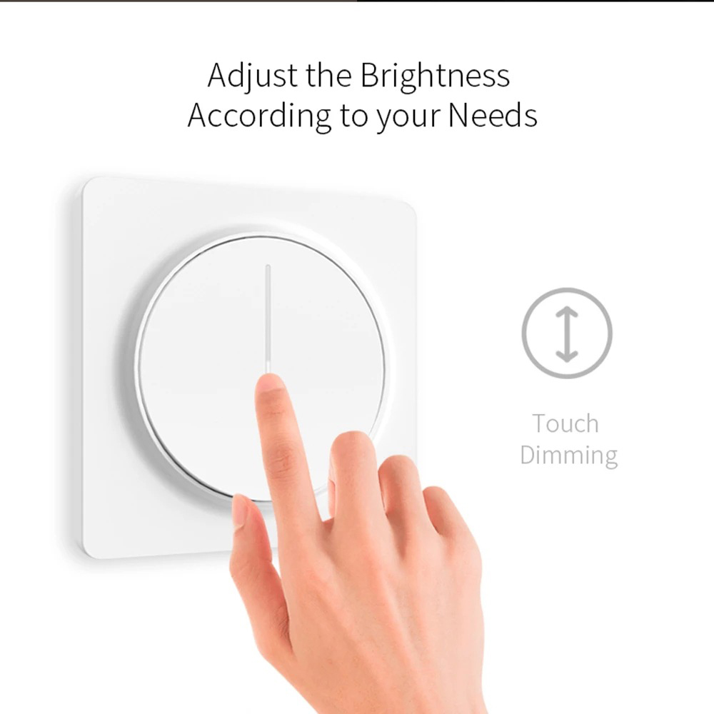 LED dimming control panel_dimmer switch knob light brightness adjuster led_zigbee dimming panel RSH-